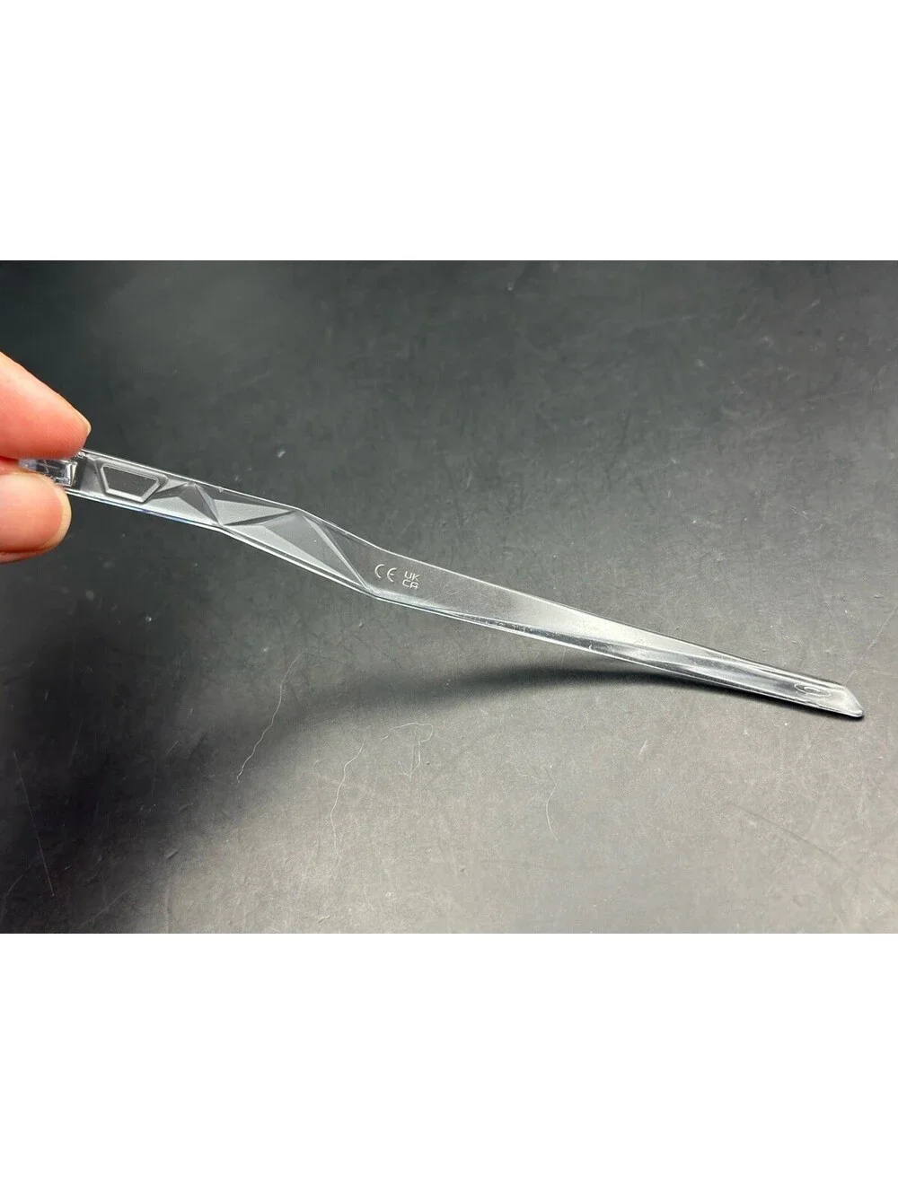 Oakley Sutro Polished Clear OEM Right Replacement Arm (No Icon)